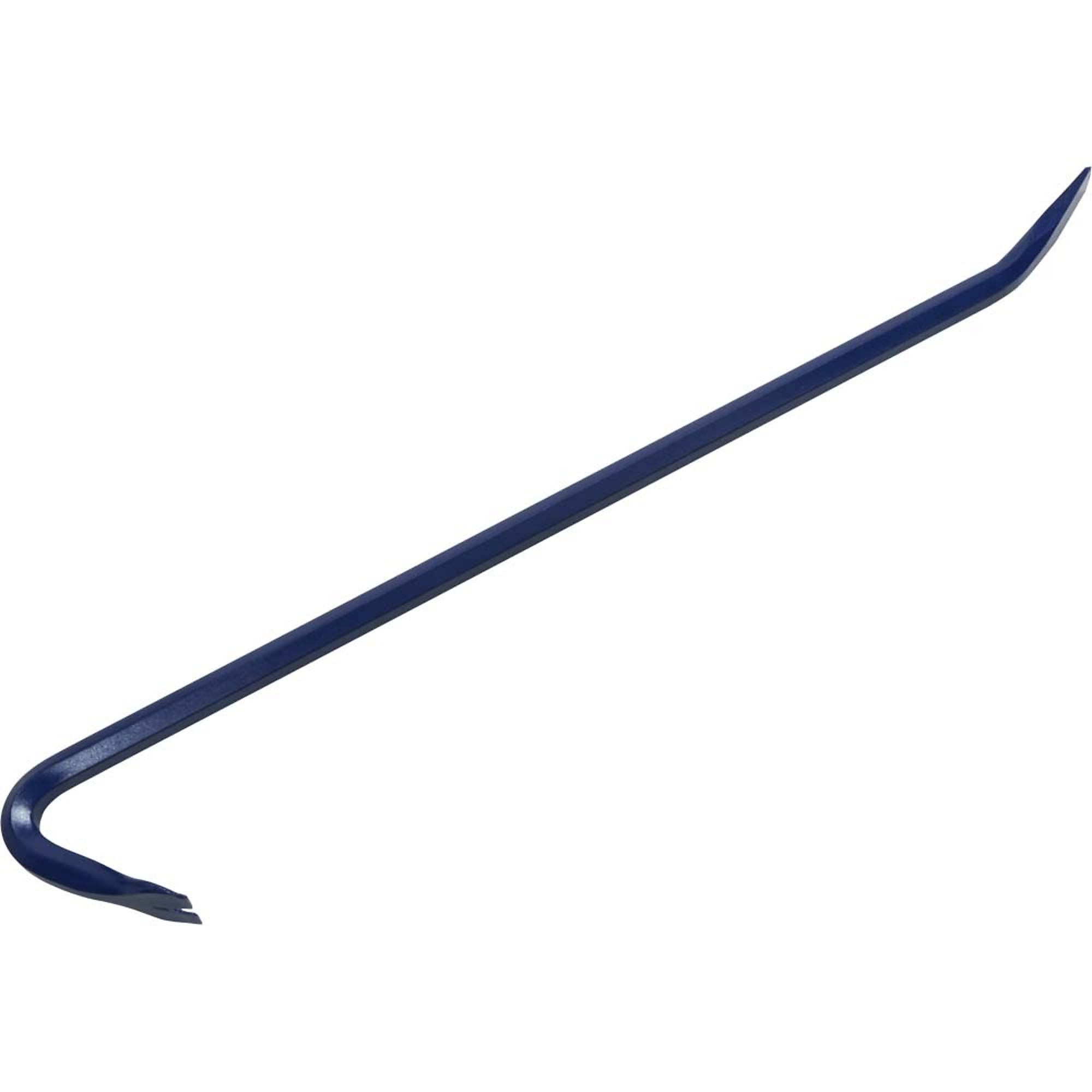 Gray Tools Goose Neck Wrecking Bar, 3/4" Shank X 30" Long, Royal Blue Paint Finish